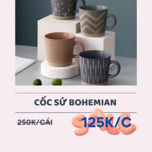 CỐC SỨ BOHEMIAN